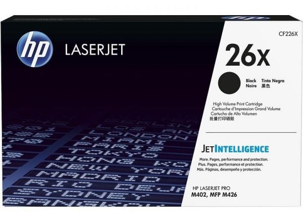 Картридж HP 26X LJ Pro M402d/M402dn/M402n/M426dw/ M426fdn/M426fdw, збільшеної ємності (бункера) Black (CF226X)