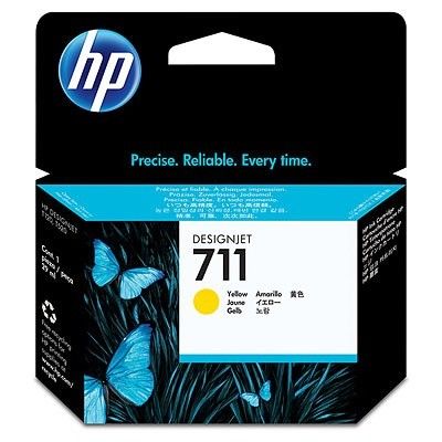 Картридж HP CZ132A No.711 DesignJet 120/ 520 Yellow