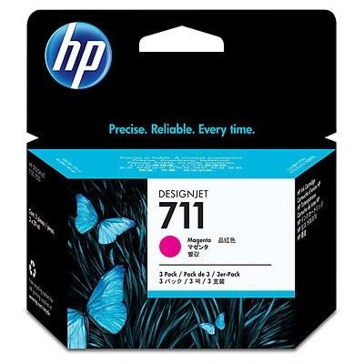 Картридж HP CZ135A No.711 DesignJet 120/ 520 Magenta 3-Pack