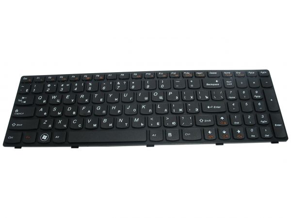 Клавiатура для ноутбука LENOVO 25-013347 до B570, B575, V570, V575, black, RU