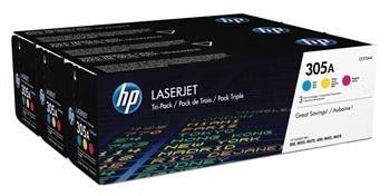Комплект HP CF370AM картриджів 305A для CLJ M351/M375/M475/M451 (CE411A,CE412A,CE413A) C+Y+M (3*2600 стр) потрійна упаковка