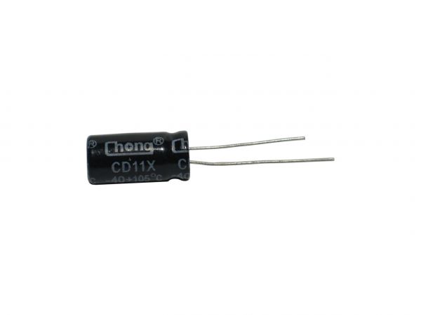 Конденсатор Chong 1000uF 16V (1000мкф 16В), 8x16mm, 105C (CD11X)
