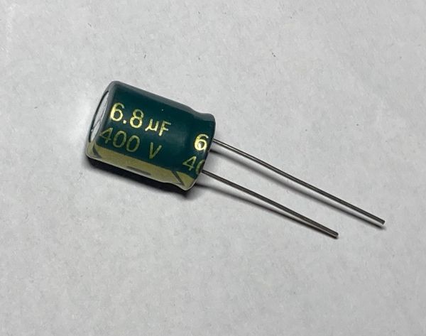 Конденсатор ChongX 6.8uF 400V 10x13mm (C6.8UF400V1013)