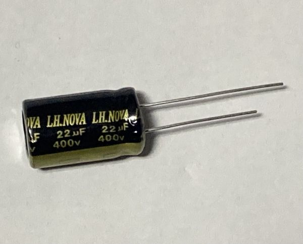 Конденсатор OEM 22mF 400V 13x21mm (22uF400V1321)