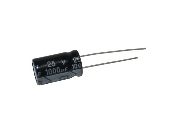 Конденсатор VENT 1000uF 25V (1000мкф 25В), 10x17
