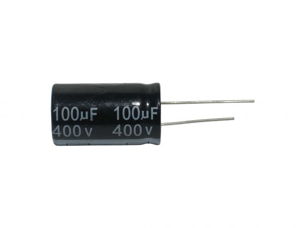 Конденсатор VENT 100uF 400V (100мкф 400В), 18x30