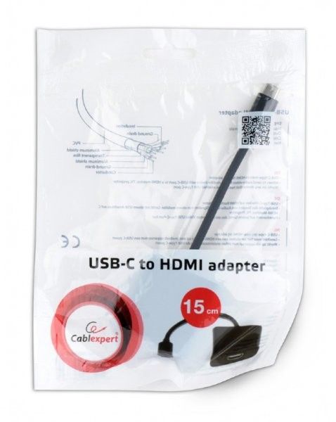 Конвертор Cablexpert A-CM-HDMIF-01 з Type C (USB-C) на HDMI
