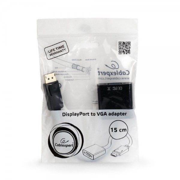 Конвертор Cablexpert A-DPM-VGAF-02  з DisplayPort (DP) на VGA