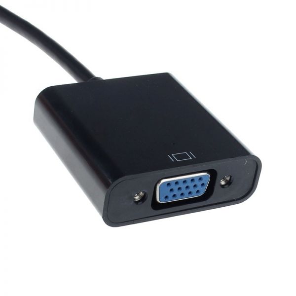 Конвертор MCC HDMI to VGA + Audio 3.5 mm, black