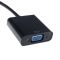 Конвертор MCC HDMI to VGA + Audio 3.5 mm, black