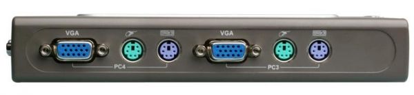 KVM-перемикач D-Link DKVM-4K 4port w/ 2 Cables