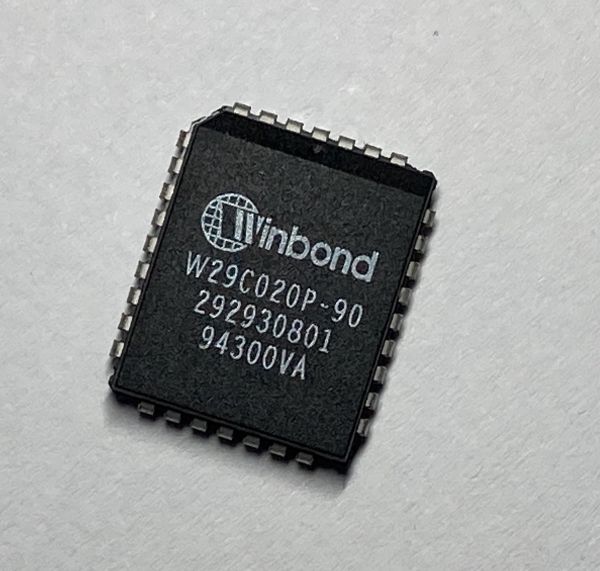 Мікросхема Winbond W29C020P-90 256K X 8 CMOS FLASH MEMORY, PLCC 32 pin