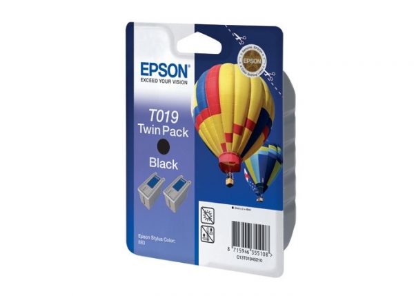 Набір картриджів Epson C13T01940210 StColor 880 black(double)