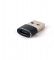 Перехідник Cablexpert A-USB2-AMCF-02 з USB 2.0, А-тато/ USB-C-мама (Type-C), алюміній