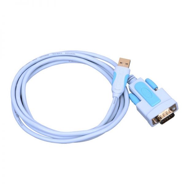 Перехідник Vention PL2303 USB 2.0 -> RS232 (COM,DB9), кабель 1.8, XP/WIN8/LINUX (VAS-C02-S180)
