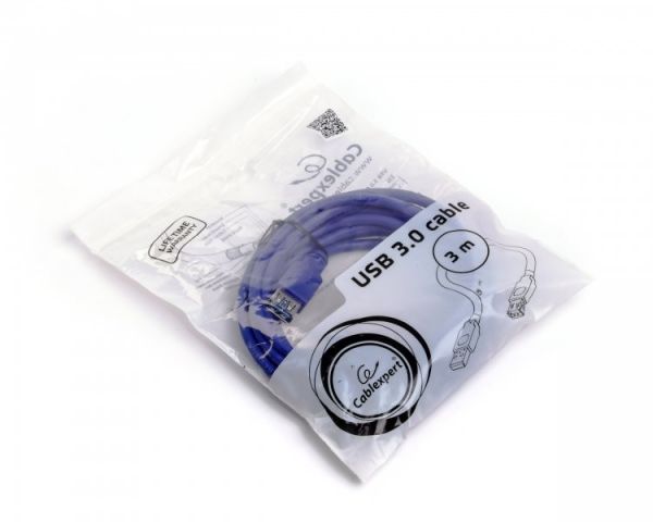 Подовжувач Cablexpert CCP-USB3-AMAF-10 USB3.0, A-папа/А-мама, 3.0 м, преміум