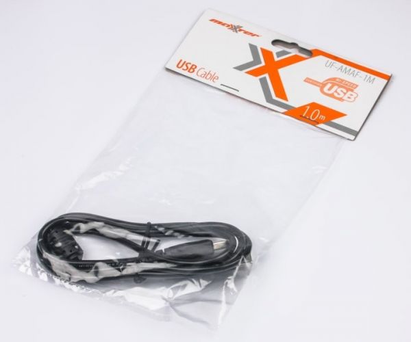 Подовжувач Maxxter UF-AMAF-6 USB2.0  AM/AF (тато-мамо) 1.8м., феррит
