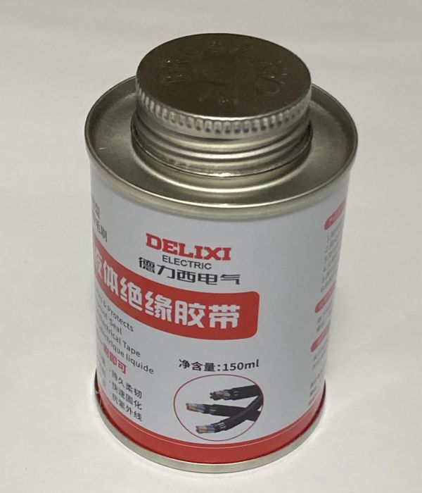 Рідка ізоляція Delixi Electric 150 ml black. для ізоляції проводів (DHGDJYJD150)