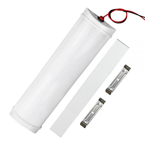 Світильник настінностельовий LED DC 12V 12W 6500K, 280x70 мм (DC12-12-6500)