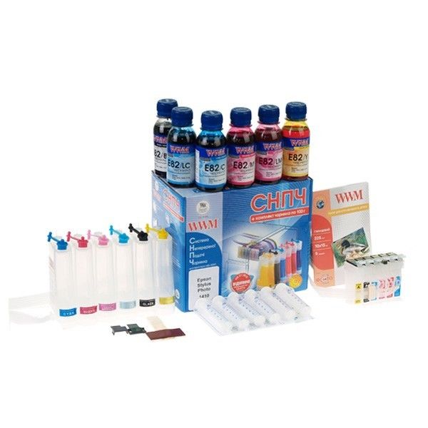 Система БПЧ (СНПЧ) WWM EPSON Stylus Photo 1410 (WWM IS.0244) (IS.0244)