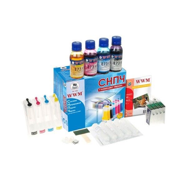 Система БПЧ (СНПЧ) WWM EPSON Stylus TX106/109/117/119 (IS.0237)