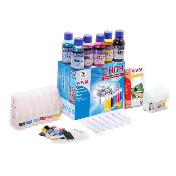 Система БПЧ (СНПЧ) WWM IS.0218 для EPSON Stylus Photo R200/R220/R300/R320/R340/RX500/RX600/RX620/RX640