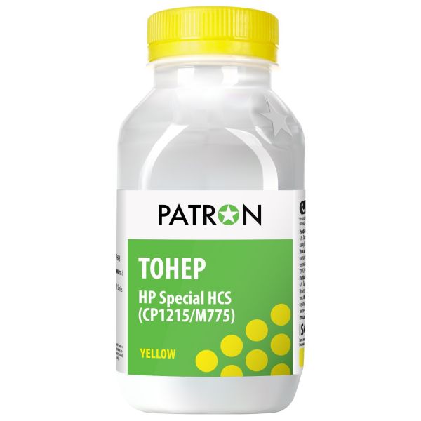 Тонер Patron Спеціальний HCS для HP CP1215/CP1025/M775 YELLOW У ФЛАКОНІ 50 г (T-PN-HCS-Y-050)