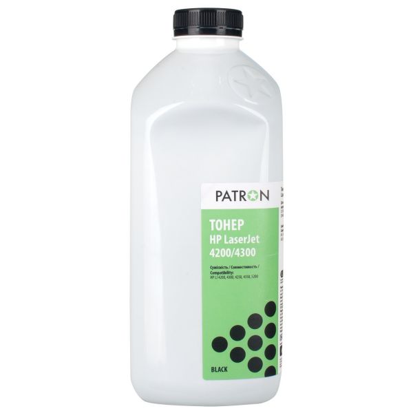Тонер Patron T-PN-HLJ4200-690 для HP LJ 4200/4250/4300/4350/5200 ФЛАКОН 690 г