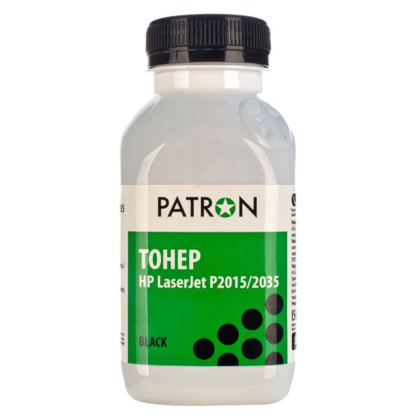 Тонер Patron T-PN-HLJP2015-120 для HP LJ P2015/2035/2055 ФЛАКОН 120 г
