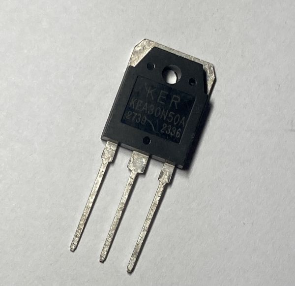 Транзистор KER 30N50A N -Channel MOSFET. 30A 500V, TO-3P (KEA30N50A)