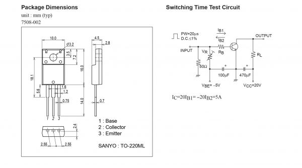Транзистор ON Semiconductor C6144 (2SC6144)