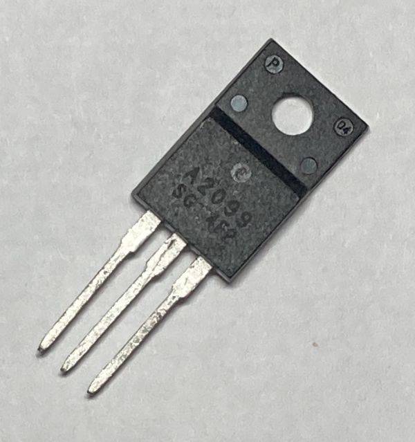 Транзистор SANYO A2099 Bipolar PNP, 50V, 10A, TO220F (2SA2099)