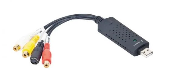 USB-граббер Gembird UVG-002 захоплення Audio-Video USB 2.0, входи RCA композитний, S-Video, RCA стерео аудіо
